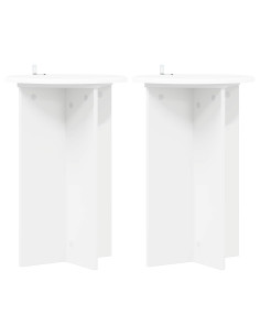 Supporto per piante 2 pcs Bianco Ø40 x 60 cm 2