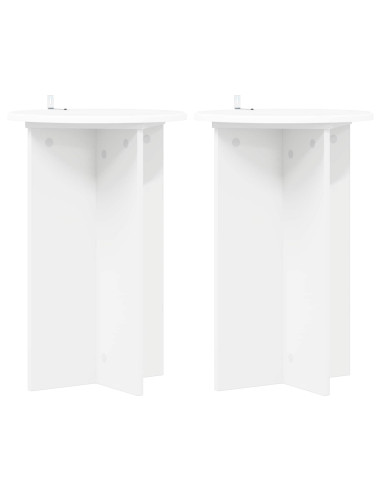 Supporto per piante 2 pcs Bianco Ø40 x 60 cm