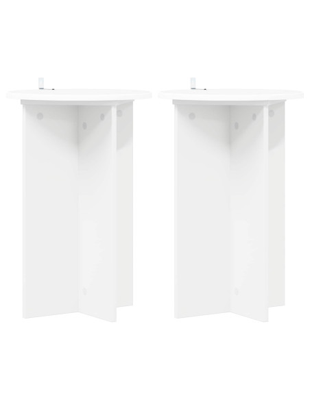 Supporto per piante 2 pcs Bianco Ø40 x 60 cm