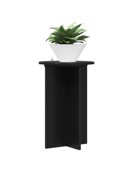 Supporto per piante 2 pcs Nero Ø40 x 60 cm Legno ingegnerizzato