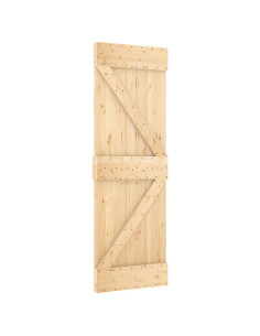 Porta NARVIK Naturale 70 x 210 cm Legno di pino solido 2