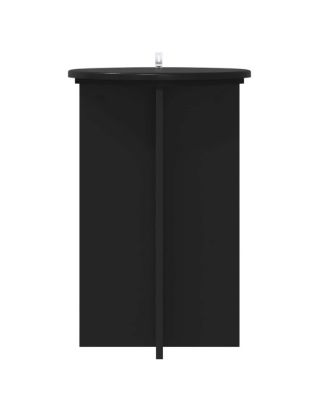 Supporto per piante 2 pcs Nero Ø40 x 60 cm Legno ingegnerizzato
