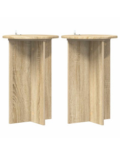 Supporto per piante 2 pcs Rovere Sonoma Ø40 x 60 cm 2