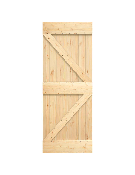 Porta NARVIK Naturale 70 x 210 cm Legno di pino solido