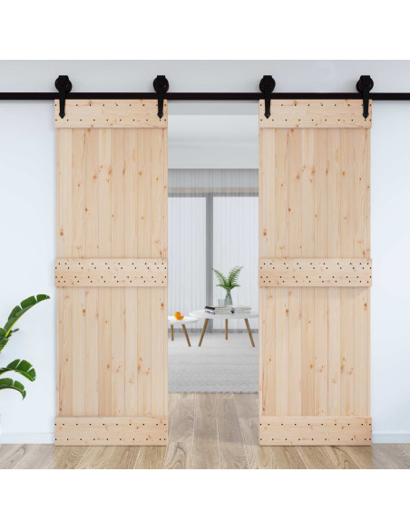 Porta NARVIK Naturale 70 x 210 cm Legno di pino solido