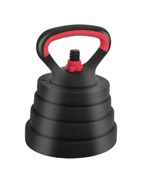 Set di Manubri 4-in-1 40kg Nero e Rosso