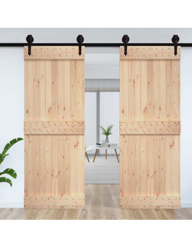 Porta NARVIK Naturale 85 x 210 cm Legno di pino solido
