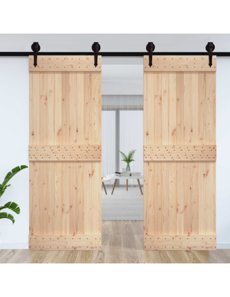 Porta NARVIK Naturale 85 x 210 cm Legno di pino solido