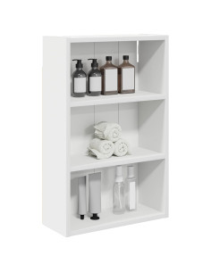 Armadio da bagno a muro Bianco 40 x 16 x 62,5 cm 2