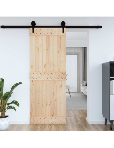 Porta NARVIK Naturale 85 x 210 cm Legno di pino solido