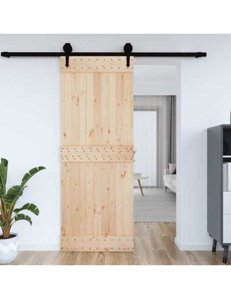 Porta NARVIK Naturale 85 x 210 cm Legno di pino solido