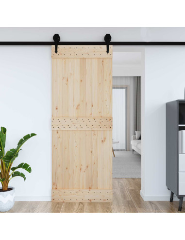 Porta NARVIK Naturale 90 x 210 cm Legno di pino solido