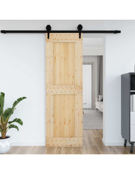 Porta NARVIK Naturale 70 x 210 cm Legno di pino solido