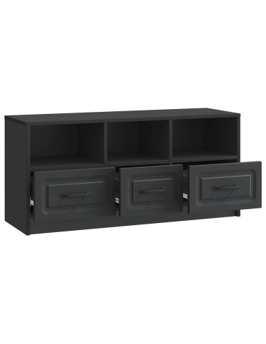 Mobile TV Nero 102 x 34,5 x 47 cm Legno ingegnerizzato