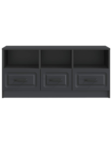 Mobile TV Nero 102 x 34,5 x 47 cm Legno ingegnerizzato