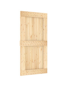 Porta NARVIK Naturale 100 x 210 cm Legno di pino solido 2