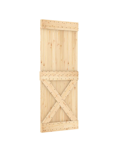Porta NARVIK Naturale 80 x 210 cm Legno di pino solido