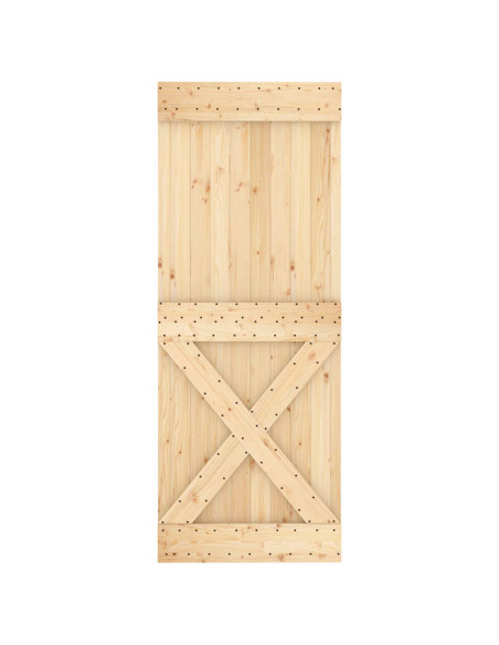 Porta NARVIK Naturale 80 x 210 cm Legno di pino solido