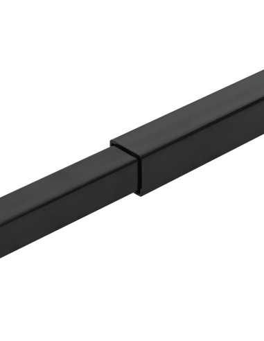 Barra di Sicurezza Regolabile per Finestra 3 pcs Nero Acciaio