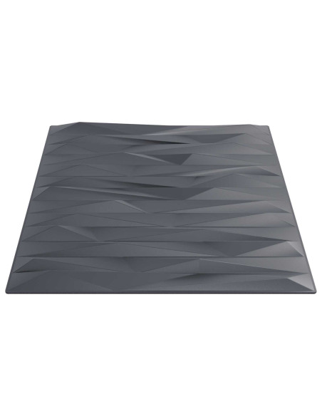 Pannelli da parete 48 pcs Grigio pietra 50 x 50 cm Schiuma XPS