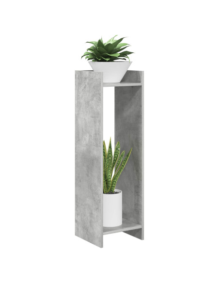 Supporto per piante Grigio Cemento 30 x 30 x 100 cm