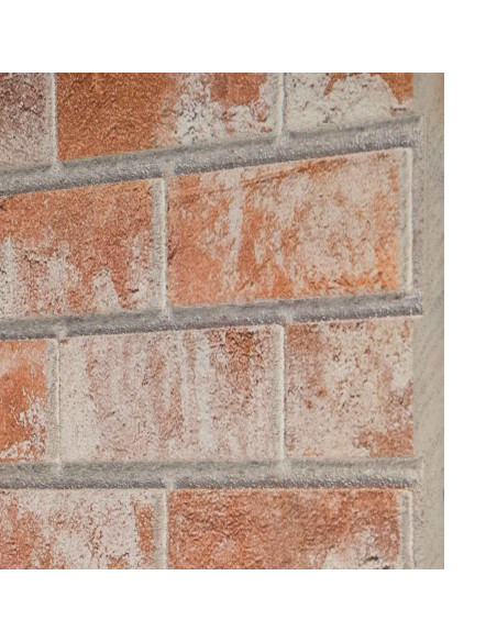 Pannelli da parete 10 pcs Arancione 100 x 50 cm Schiuma EPS