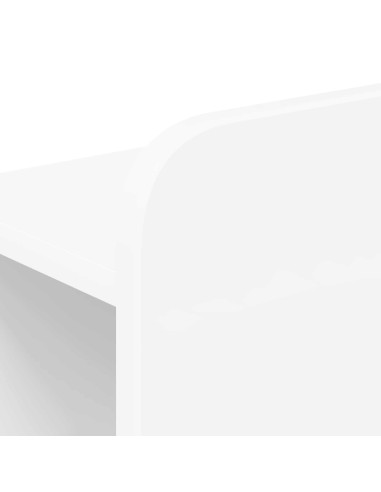 Telaio del letto con storage con testiera Bianco 150 x 200 cm