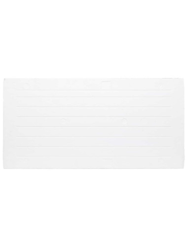 Pannelli da parete 10 pcs Rosso 100 x 50 cm Schiuma EPS