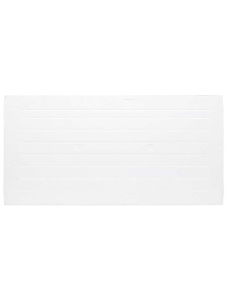 Pannelli da parete 10 pcs Rosso 100 x 50 cm Schiuma EPS