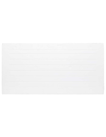 Pannelli da parete 10 pcs Rosso e Bianco 100 x 50 cm