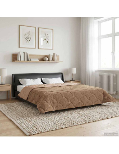 Duvet Invernale Talpa 200 x 220 cm Microfibra e Fleece Teddy
