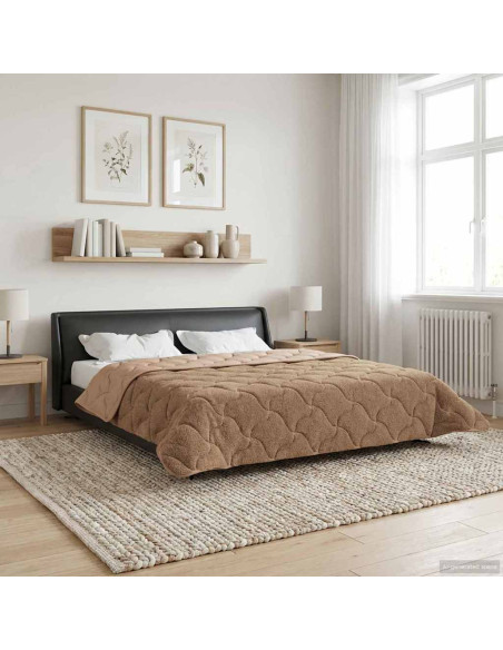 Duvet Invernale Talpa 200 x 220 cm Microfibra e Fleece Teddy