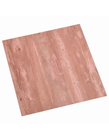 Tavole di Pavimento 55 pcs Rosso 5,11 m² PVC