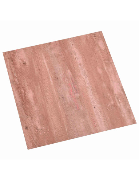 Tavole di Pavimento 55 pcs Rosso 5,11 m² PVC
