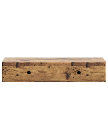 Tavolino da Parete Laterale Legno antico 87,5 x 34,5 x 17 cm