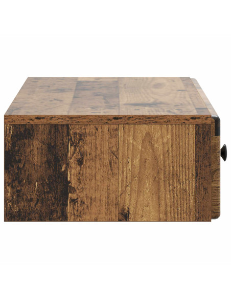 Tavolino da Parete Laterale Legno antico 87,5 x 34,5 x 17 cm