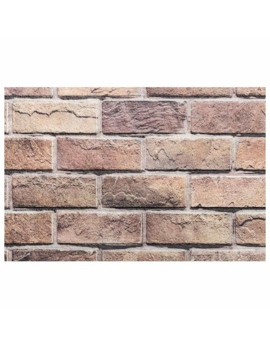 Pannelli da parete 10 pcs Marrone e Grigio 100 x 50 cm