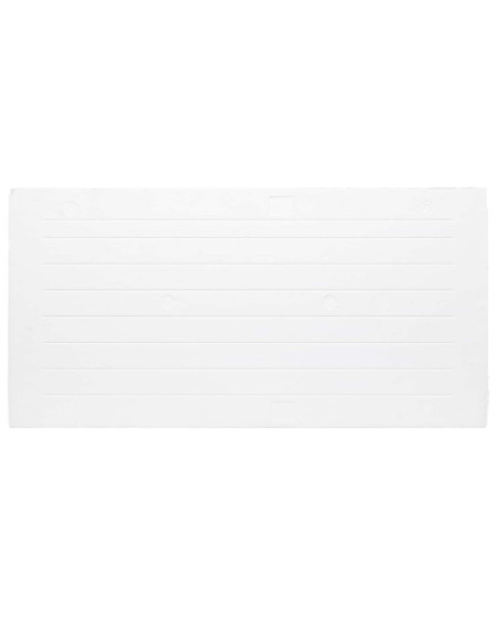 Pannelli da parete 10 pcs Grigio Chiaro e Nero 100 x 50 cm