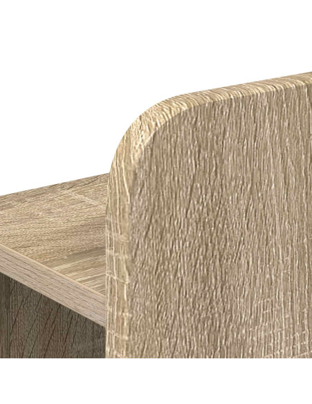 Telaio del letto con storage Rovere Sonoma 90 x 190 cm
