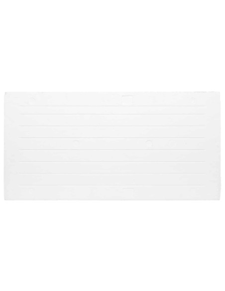 Pannelli da parete 10 pcs Grigio chiaro e bianco 100 x 50 cm