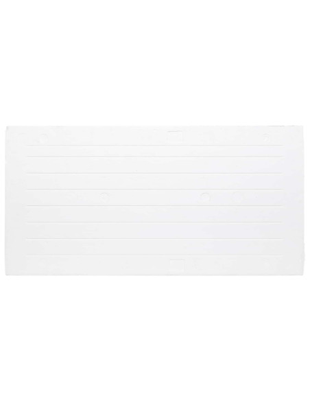 Pannelli da parete 10 pcs Marrone chiaro e bianco 100 x 50 cm