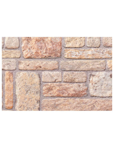 Pannelli da parete 10 pcs Marrone chiaro e bianco 100 x 50 cm