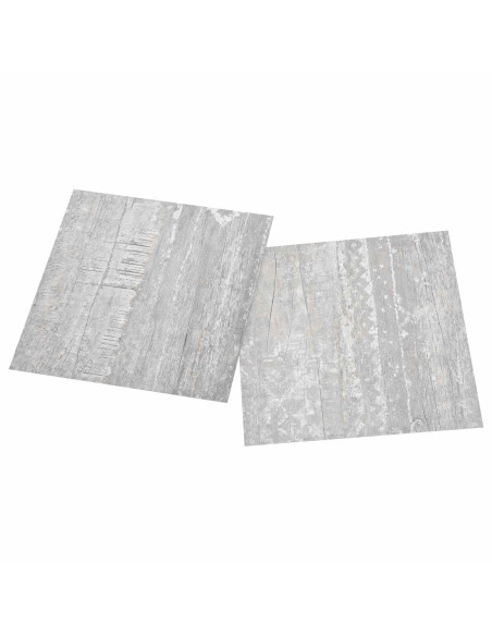 Tavole per Pavimenti 55 pcs Grigio 5,11 m² PVC