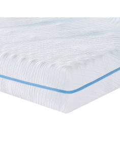 Materasso Bianco 80 x 160 cm Tessuto Jacquard 2