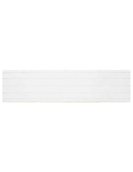 Pannelli da parete 10 pcs Grigio chiaro 100 x 25 cm Schiuma EPS