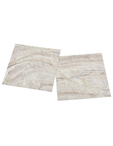 Tavole per Pavimenti 55 pcs Beige 5,11 m² PVC