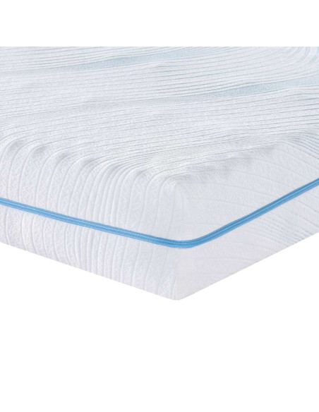 Materasso Bianco 140 x 190 cm Tessuto Jacquard