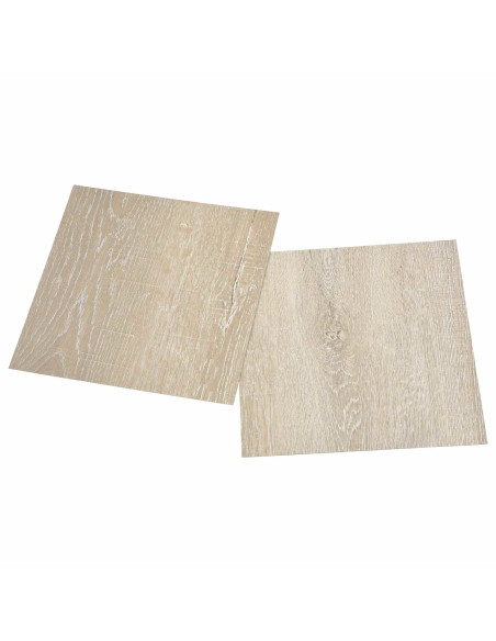 Tavole per Pavimenti 55 pcs Beige 5,11 m² PVC