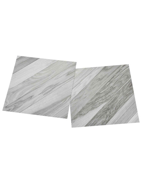 Tavole per Pavimenti 55 pcs Grigio 5,11 m² PVC