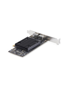 StarTech.com Scheda di rete PCIe Ethernet 10Gb a 2 porte, chipset Broadcom BCM57416, doppia RJ45 10GBase-T/Gigabit 2